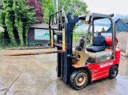 MANITOU CG18P DIESEL FORKLIFT *CONTAINER SPEC* C/W SIDE SHIFT *VIDEO*