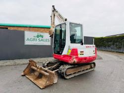 TAKEUCHI TB250 TRACKED EXCAVATOR*C/W 3 BUCKETS*YEAR 2015*VIDEO*