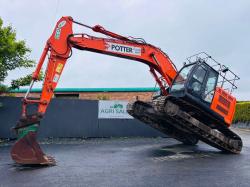 HITACHI ZAXIS ZX225USR LC-5B EXCAVATOR*YEAR 2014*C/W BUCKET*VIDEO*
