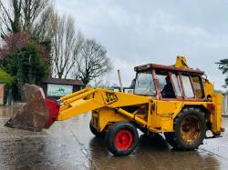 JCB 3C BACKHOE DIGGER C/W FULLY GLAZED CABIN *VIDEO*