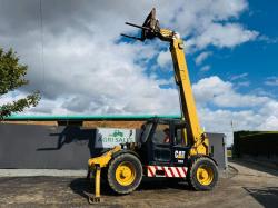 CATERPILLAR TH63 TELEHANDLER*C/W JACK LEGS*VIDEO*