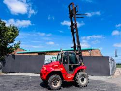 MANITOU M30-4 3 STAGE MASTED FORKLIFT*YEAR 2017*READING 5922 HOURS*VIDEO*