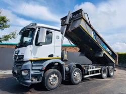 MERCEDES AROCS 3240K 8X4 TIPPER TRUCK*C/W EASY SHEET*YEAR 2016*VIDEO*