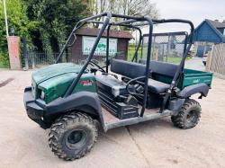 KAWASAKI MULE 4010 4WD UTV *YEAR 2010, ONE OWNER FROM NEW* VIDEO * 