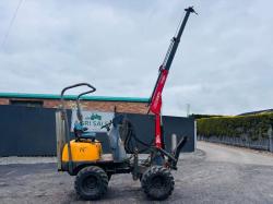 NEUSON 850 ARTICULATED CRANE**C/W FASSI MICRO CRANE YEAR 2019*VIDEO*