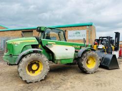 JOHN DEERE 3400 TELEHANDLER*C/W BUCKET*VIDEO*