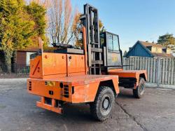 BOSS 556HH SIDE LOADING FORKLIFT C/W 2 STAGE MAST *VIDEO*