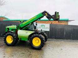 JOHN DEERE 3215 TURBO TELEHANDLER*AG SPEC*C/W PALLET TINES*VIDEO*
