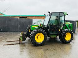 JOHN DEERE 3215 TURBO TELEHANDLER*AG SPEC*C/W PALLET TINES*VIDEO*