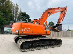 DAEWOO SOLAR 220LC-V EXCAVTOR C/W BOG MASTER TRACKS *VIDEO*