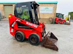 MANITOU 850R SKIDSTEER*C/W BUCKET*ONLY 615 HOURS*YEAR 2022*VIDEO*