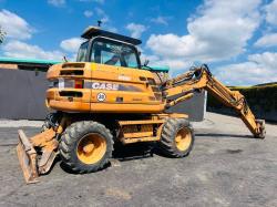 CASE WX125 WHEELED EXCAVATOR *C/W QUICK HITCH*VIDEO*