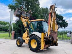 NEW HOLLAND NH85 4WD BACKHOE DIGGER C/W REAR QUICK HITCH & EXTENDING DIG*VIDEO*