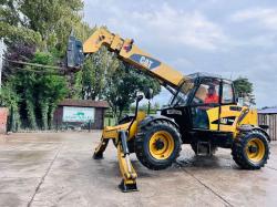 CATERPILLAR TH360B 4WD TRUBO TELEHANDLER *13.5 METER, 4399 HOURS*C/W PALLET TINES*VIDEO*