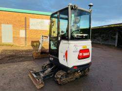 BOBCAT E17 EXCAVATOR*759 HOURS*YEAR 2022*C/W BUCKETS*VIDEO*