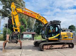 JCB JS220 TRACKED EXCAVATOR *4737 HOURS* C/W QUICK HITCH & ROTATING SELECTOR GRAB *VIDEO*