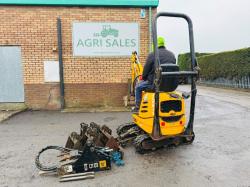 JCB MICRO TRACKED EXCAVATOR *1664 HOURS* C/W 5 BUCKETS*VIDEO*