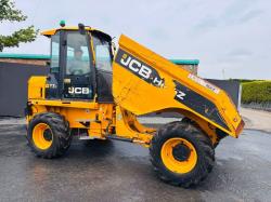 JCB 7FT 7 TONNE STRAIGHT TIP DUMPER* READING 1286 HOURS*YEAR 2018*VIDEO*