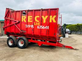 HORN MACHINERY 10 TONNE TIPPING TRAILER*VIDEO*