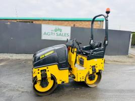 BOMAG BW 80AD-5 TANDEM ROLLER*YEAR 2015*C/W KUBOTA ENGINE*VIDEO*