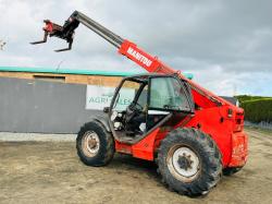 MANITOU MT732 TELEHANDLER*C/W PALLET TINES*VIDEO*