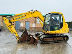 KOMATSU PC60 EXCAVATOR *C/W 2 BUCKETS*VIDEO*