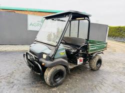 KAWASAKI 3010 MULE 4WD DIESEL UTILITY VEHICLE*REAR TIP*VIDEO*