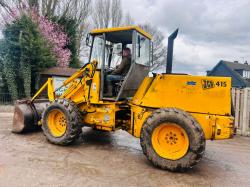 JCB 415 4WD LOADING SHOVEL C/W BUCKET *VIDEO*