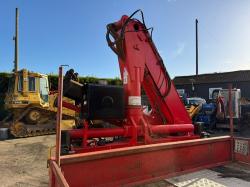 HERBST 19 TONNE LOW LOADER TRAILER*C/W ATLAS AK100.1 CRANE*VIDEO*