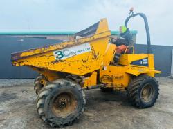 THWAITES 6 TONNE STRAIGHT TIP DUMPER*C/W SAFETY FRAME*VIDEO*