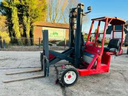 KOOIAAP FORK TRUCK C/W KUBOTA ENGINE & HYDRAULIC PUSH OUT HEAD STOCK *VIDEO*