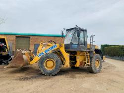 SAMSUNG SL150 WHEELED LOADING SHOVEL*C/W BUCKET*VIDEO*