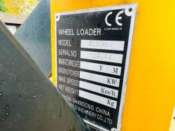 ZL10B 4WD LOADING SHOVEL C/W BUCKET * VIDEO *