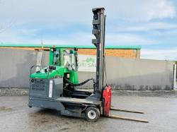 COMBILIFT C4000 GAS FORKLIFT*C/W FORK POSITIONER*VIDEO*