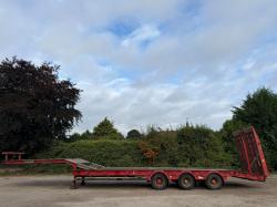 KING LOW LOADER TRAILER*C/W RAMPS AND WINCH*YEAR 2008*VIDEO*