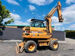 CASE WX125 WHEELED EXCAVATOR *C/W QUICK HITCH*VIDEO*