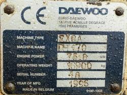 DAEWOO DH170 TRACKED EXCAVATOR*C/W BUCKET*VIDEO*