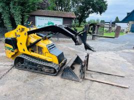 VERMEER S725TX TRACKED LOADER *YEAR 2016, 1292 HOURS* C/W BUCKET, TINES & GRAB*VIDEO* 