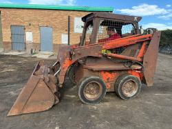 THOMAS SKIDSTEER*C/W BUCKET*VIDEO*