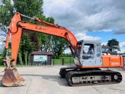 HITACHI EX150 TRACKED EXCAVATOR C/W BUCKET *VIDEO*