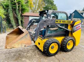 NEW HOLLAND L213 SKIDSTEER * YEAR 2014 , ONLY 643 HOURS * C/W BUCKET 