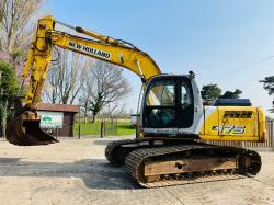NEW HOLLAND E175 TRACKED EXCAVATOR * YEAR 2006 * C/W QUICK HITCH *SEE VIDEO*