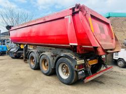 SCHMITZ TRI AXLE BULK TIPPING TRAILER*C/W EASY SHEET*VIDEO*