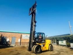 CATERPILLAR DP135N MASTED FORKLIFT*VIDEO*