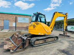 JCB 8080 EXCAVATOR*C/W BUCKETS*YEAR 2011*5979 HOURS*VIDEO*