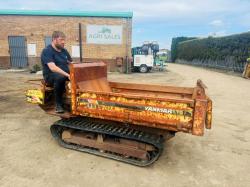 YANMAR TRACKED DUMPER*C/W HYDRAULIC TIP*VIDEO*