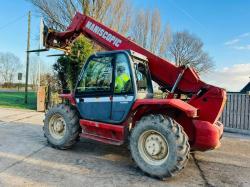 MANITOU MT1240 4WD TELEHANDLER * 12 METER * C/W PALLET TINES *VIDEO*