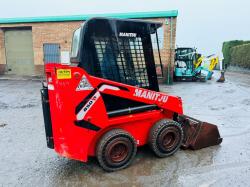 MANITOU 850R SKIDSTEER*C/W BUCKET*ONLY 640 HOURS*YEAR 2022*VIDEO*