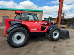 MANITOU MLT 741 TURBO TELEHANDLER*C/W BUCKET*AG SPEC*VIDEO*