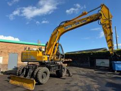 JCB JS160W WHEELED EXCAVATOR*C/W FRONT BLADE*VIDEO*